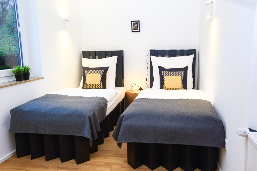 Betten eines Ferienhauses in Wuppertal